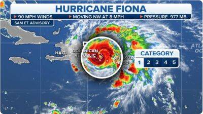 Hurricane Fiona makes second landfall in Dominican Republic as most of Puerto Rico remains in blackout - fox29.com - Puerto Rico - county San Juan - Dominican Republic