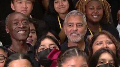 Eva Longoria - Mindy Kaling - George Clooney - Top actors welcome students to new film-TV magnet school in L.A. - fox29.com - New York - Los Angeles - city Los Angeles - city Atlanta - city Chicago