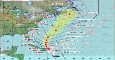 Nova Scotia - Canadian Hurricane Centre watching Fiona as it tracks towards east coast - globalnews.ca - Puerto Rico - county Atlantic - Dominican Republic