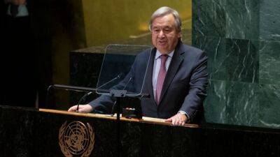 Antonio Guterres - U.N.Secretary - UN chief warns world is in 'great peril' as leaders arrive for General Assembly 2022 - fox29.com - Russia - Ukraine