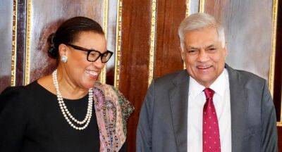 Elizabeth Ii II (Ii) - Ranil Wickremesinghe - President & CW Secretary General meet in UK - newsfirst.lk - Sri Lanka - Britain - Scotland