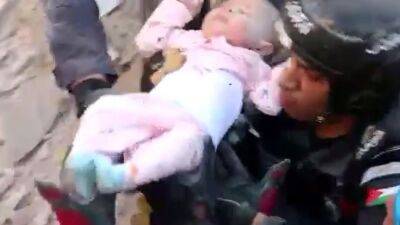 Baby pulled alive from rubble 26 hours after Jordan building collapse - fox29.com - area District Of Columbia - Washington, area District Of Columbia - Jordan