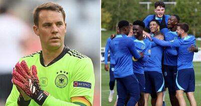 Gareth Southgate - Jurgen Klopp - Manuel Neuer - Manuel Neuer and others out of Germany squad with Covid ahead of England clash - dailystar.co.uk - Italy - Germany - city Manchester - Qatar - Jordan