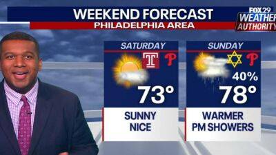 Weather Authority: Sunny, pleasant Saturday to kick off the first weekend of fall - fox29.com - state Florida - state Delaware