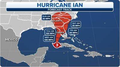 Ron Desantis - Hurricane Ian continues to strengthen; Tampa Bay, Florida braces for major threat - fox29.com - state Florida - county Bay - city Tampa, county Bay - Cuba - Mexico - county Hillsborough - county Gulf