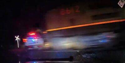 Video shows train slamming into Colorado police car with woman handcuffed inside - globalnews.ca - state Texas - state Colorado