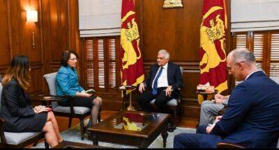 Ranil Wickremesinghe - South Asia - Julie Chung - Top US Security Official meets President; discusses partnership - newsfirst.lk - Usa - Sri Lanka