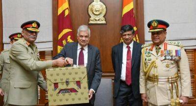 Ranil Wickremesinghe - Pakistan Joint Chiefs Chairman meets President - newsfirst.lk - Sri Lanka - Pakistan