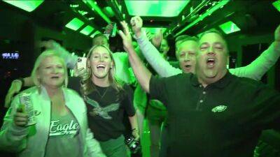 Philadelphia Eagles fans explode with excitement as they eagerly anticipate Super Bowl LVII - fox29.com - New York - state California - Philadelphia, county Eagle - county Eagle - Mexico - county Fresno