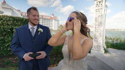 Cinderella Castle - Bride sees in color for first time at Disney wedding in Florida - fox29.com - state Florida - county Lake - state Pennsylvania - county Buena Vista