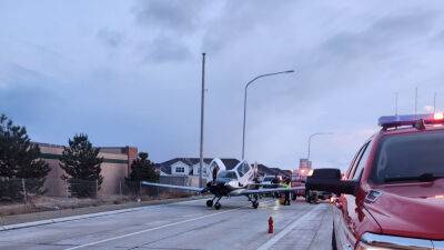 Engine failure forces plane to land on Utah highway - fox29.com - Jordan - state Utah
