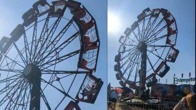 Florida State Fair ride stops mid-air, causing carriages to flip frantically - fox29.com - state Florida - city Tampa
