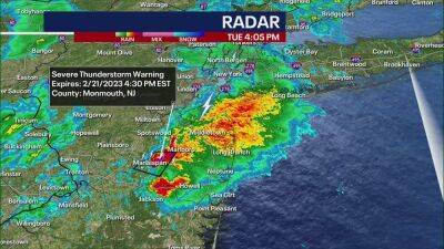 Possible tornadoes reported in New Jersey - fox29.com - state New Jersey - county Monmouth - city Princeton