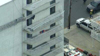 Officials: Recovery operation underway for worker trapped under concrete balcony in Sea Isle City - fox29.com - county Cape May - city Isle