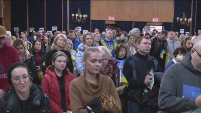Vigil in Montgomery County marks one year of Russia's invasion of Ukraine - fox29.com - Usa - state Delaware - county Montgomery - Russia - Ukraine