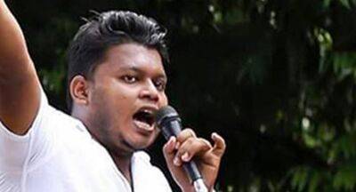 Court issues order preventing IUSF Convener & others from protesting - newsfirst.lk