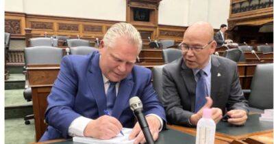 Doug Ford - Justin Trudeau - Vincent Ke resigns from Ontario PC caucus amid 2019 election interference allegations - globalnews.ca - China - state Indiana - county Ford