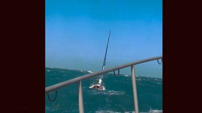 Watch: Coast Guard pulls 3 people from Atlantic Ocean after sailboat stalls - fox29.com - Australia - state North Carolina - state Oregon - state Indiana