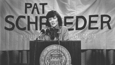 Former Rep. Pat Schroeder, pioneer for women's rights, dies at 82 - fox29.com - state Florida - Washington - city Denver - state Colorado - county Hart