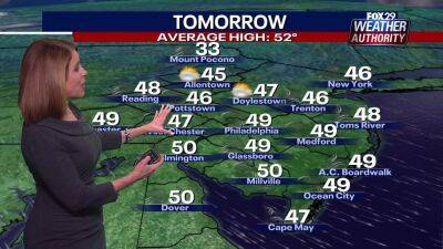 Kathy Orr - Weather Authority: Gusty wind continues on Wednesday, temps to rise by late-week - fox29.com - state New Jersey - state Delaware - city Philadelphia