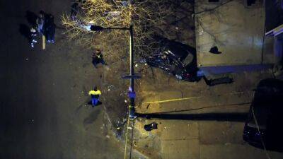 Car smashes into concrete wall in multi-vehicle crash on Roosevelt Boulevard - fox29.com