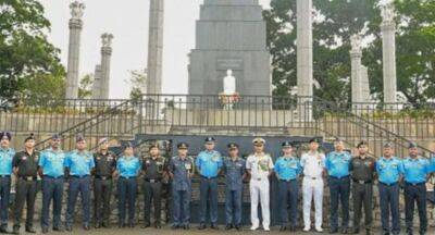 Shavendra Silva - Defence Staff - Gopal Baglay - Indian military delegation at IPKF memorial - newsfirst.lk - India - Sri Lanka
