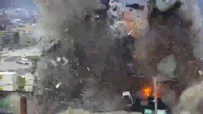 Watch: Building explosion in Reading triggers multi-alarm fire - fox29.com