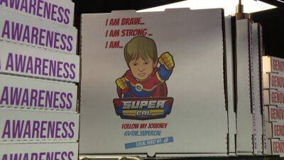 To fundraise for 2-year-old boy with leukemia, Audubon pizza shop creates special pizza boxes - fox29.com - state New Jersey - county Audubon