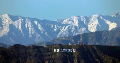 Gavin Newsom - Snow by the Hollywood sign? How a rare winter storm walloped California - globalnews.ca - state California - state Nevada - city Tinseltown - county San Bernardino - county Sierra