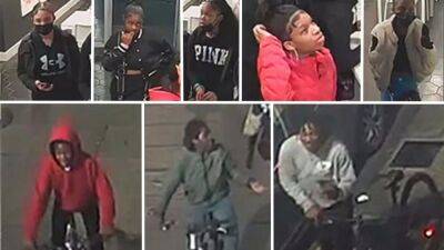 Caught on video: Group wanted for stomping, punching woman unconscious near City Hall - fox29.com - Philadelphia - city Philadelphia - county Hall