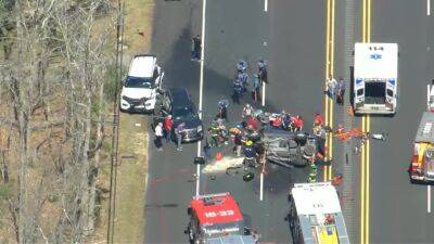 Officials: 2 N.J. troopers, 1 civilian driver injured in crash on Black Horse Pike in Atlantic County - fox29.com - state New Jersey - county Pike - county Atlantic - county Hamilton