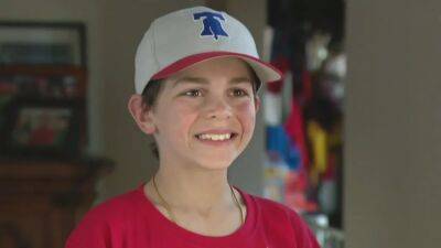 9-year-old Atlantic County boy rings the bell with the Phillies to celebrate last cancer treatment - fox29.com - county Atlantic