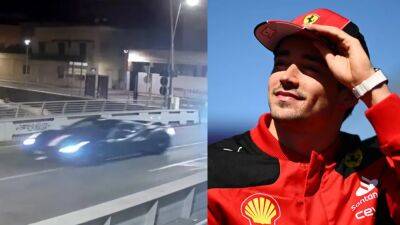 Charles Leclerc - Footage shows F1 driver Charles Leclerc chasing after watch thieves in Italy - fox29.com - Italy - Australia - county Park - Monaco