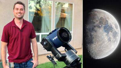 'Giga-Moon' offers views of lunar surface in stunning detail, created from a backyard in Arizona - fox29.com - state California - state Arizona