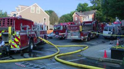 Fire Officials: Multiple people displaced after fire rips through rowhomes in Northampton County - fox29.com - state Pennsylvania - county Northampton