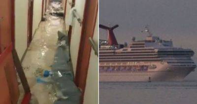 Carnival cruise quickly turns into nightmare as ship rocked by raging storm - globalnews.ca - state South Carolina - Bahamas - Charleston, state South Carolina