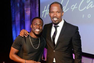Kevin Hart - Jamie Foxx - Kevin Hart Gives Jamie Foxx Health Update: ‘There’s A Lot Of Progress’ - etcanada.com