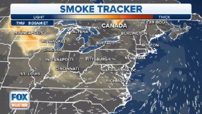 New York, Northeast could see orange skies return from Canadian wildfire smoke - fox29.com - New York - India - city New York - Canada - city New Delhi, India