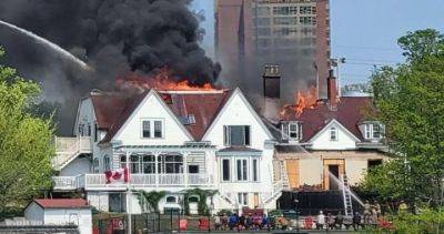 Nova Scotia - Iconic Waegwoltic Club goes up in flames in yet another Halifax fire - globalnews.ca - county Halifax - county Summit