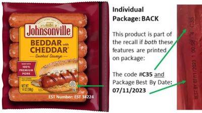 Johnsonville issues recall for over 42,000 lbs of 'Beddar with Cheddar Smoked Sausage' links - fox29.com - state Texas - state Missouri - state Iowa - state Kansas - state Oklahoma - state Colorado - state Nebraska - state North Dakota
