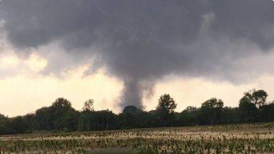 Tornado damage seen in Indiana as severe storms threaten millions from Ohio Valley to South on Sunday - fox29.com - state Tennessee - state Ohio - state Mississippi - state Arkansas - Columbus, state Ohio - state Indiana - city Nashville - state Michigan - county Rock - county Greenwood - Jackson, state Mississippi