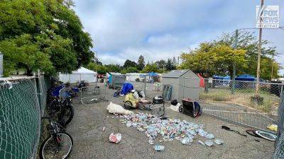 California courthouse parking lot turns into homeless encampment with 24/7 security - fox29.com - state California - county Sonoma - county Santa Rosa