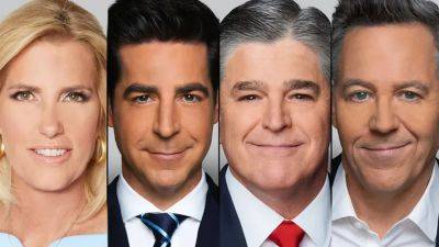 Suzanne Scott - Sean Hannity - Laura Ingraham - Greg Gutfeld - Fox News announces new primetime lineup with Laura Ingraham, Jesse Watters, Sean Hannity, and Greg Gutfeld - fox29.com