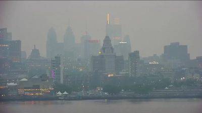 Sue Serio - Why so smoky? Canada wildfires lead to air-quality alerts in Philadelphia, rest of Delaware Valley - fox29.com - New York - county Lake - Canada - state New Jersey - state Delaware - city Philadelphia - county Cleveland - county Hudson