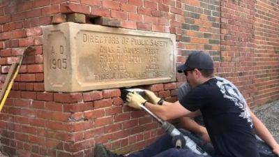 Ohio firefighters find 118-year-old time capsule buried in fire station: Here's what was inside - fox29.com - state Ohio - county Marion
